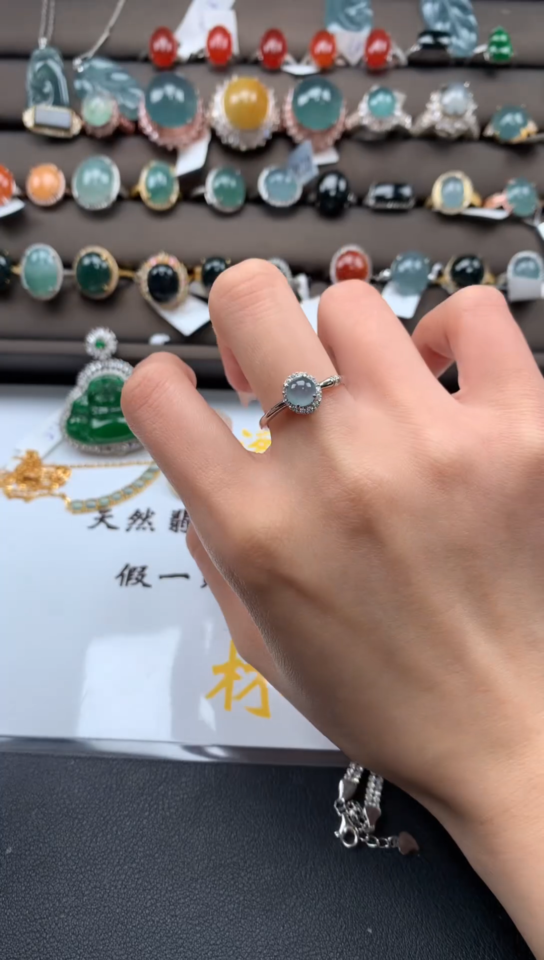 【闪购商品】翡翠戒指银S925镶嵌312321312