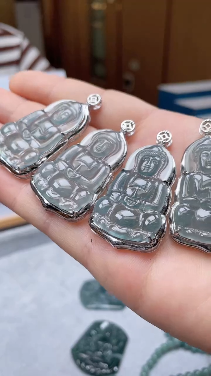 翡翠未镶嵌颈饰多样性发货（只发一件）x11