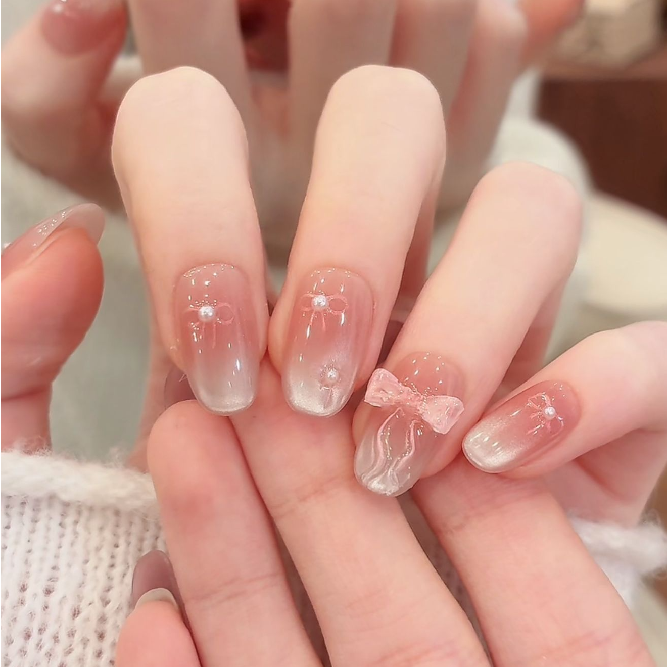 茉哉W现货【半岛情书】纯手工定制拆卸穿戴甲A5227