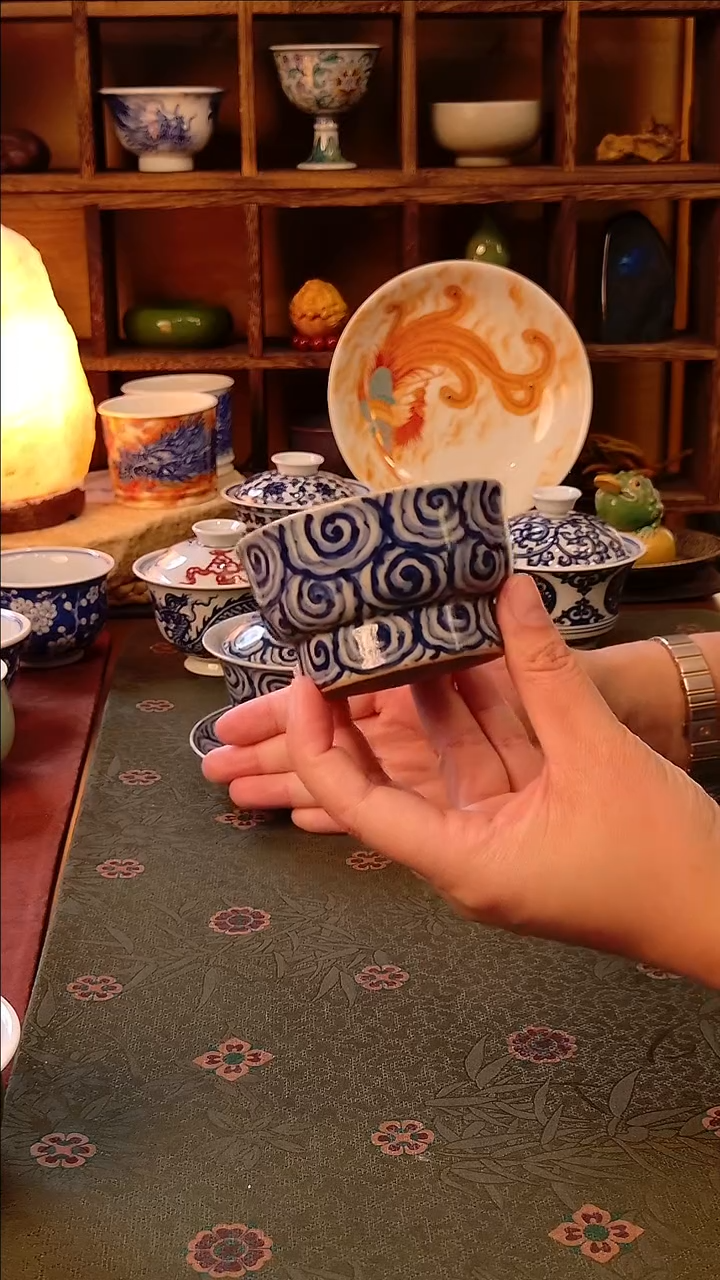 【手工手绘祥云主人杯】