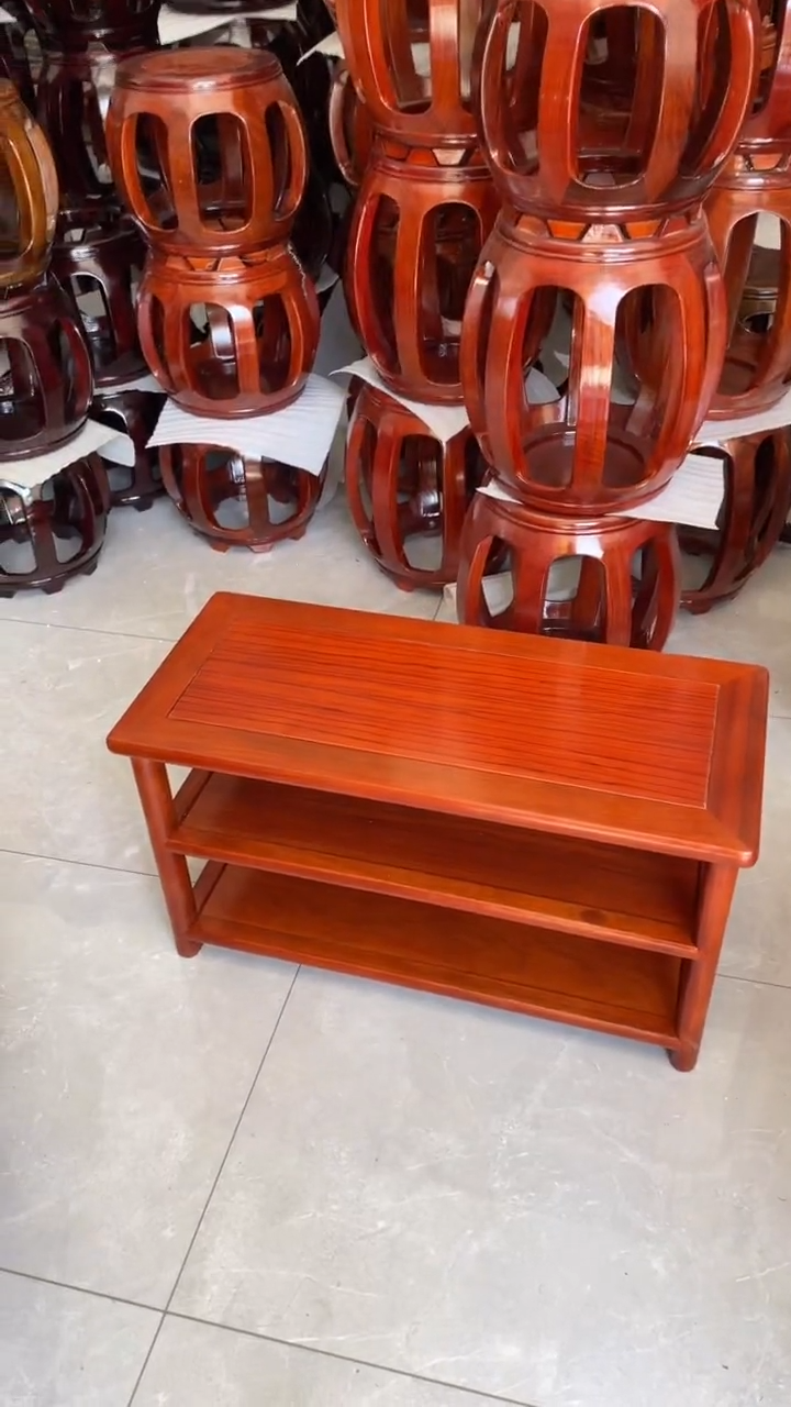 花梨木类家具换鞋凳常规色