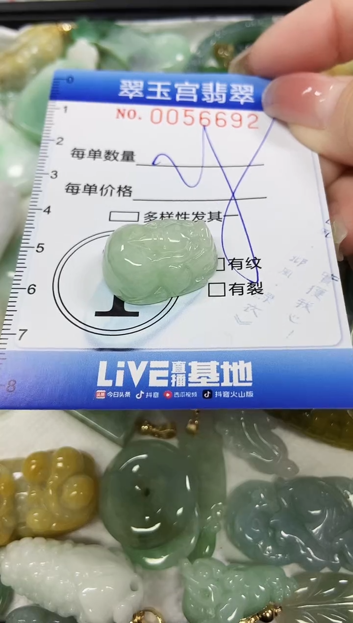 【闪购商品】翡翠颈饰未镶嵌闪购商品0056692