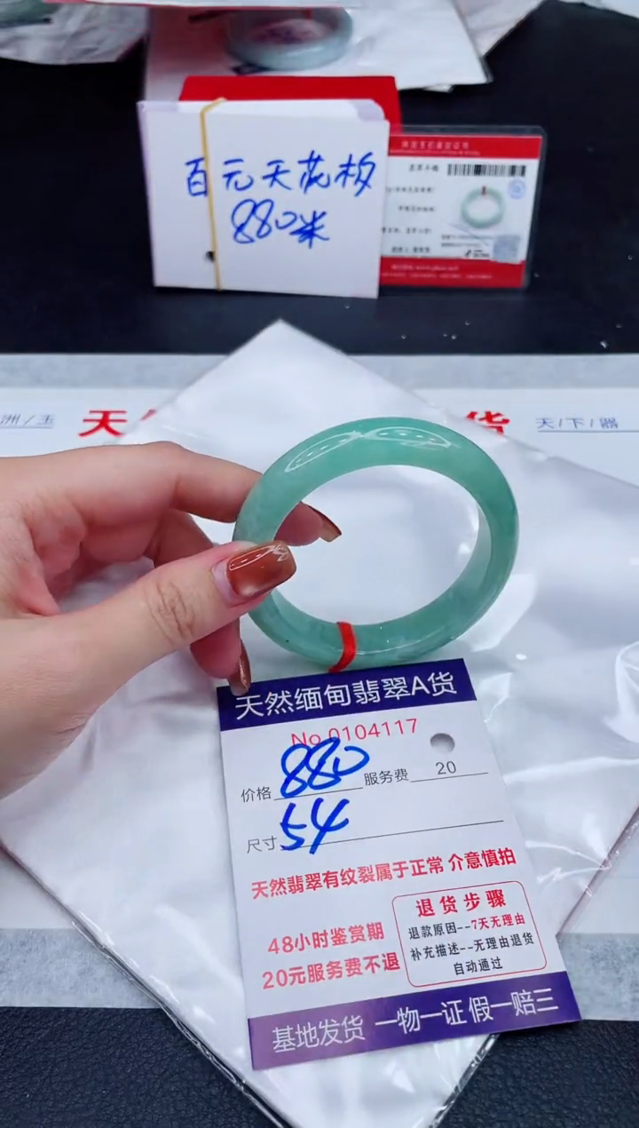 未镶嵌手镯翡翠880.00