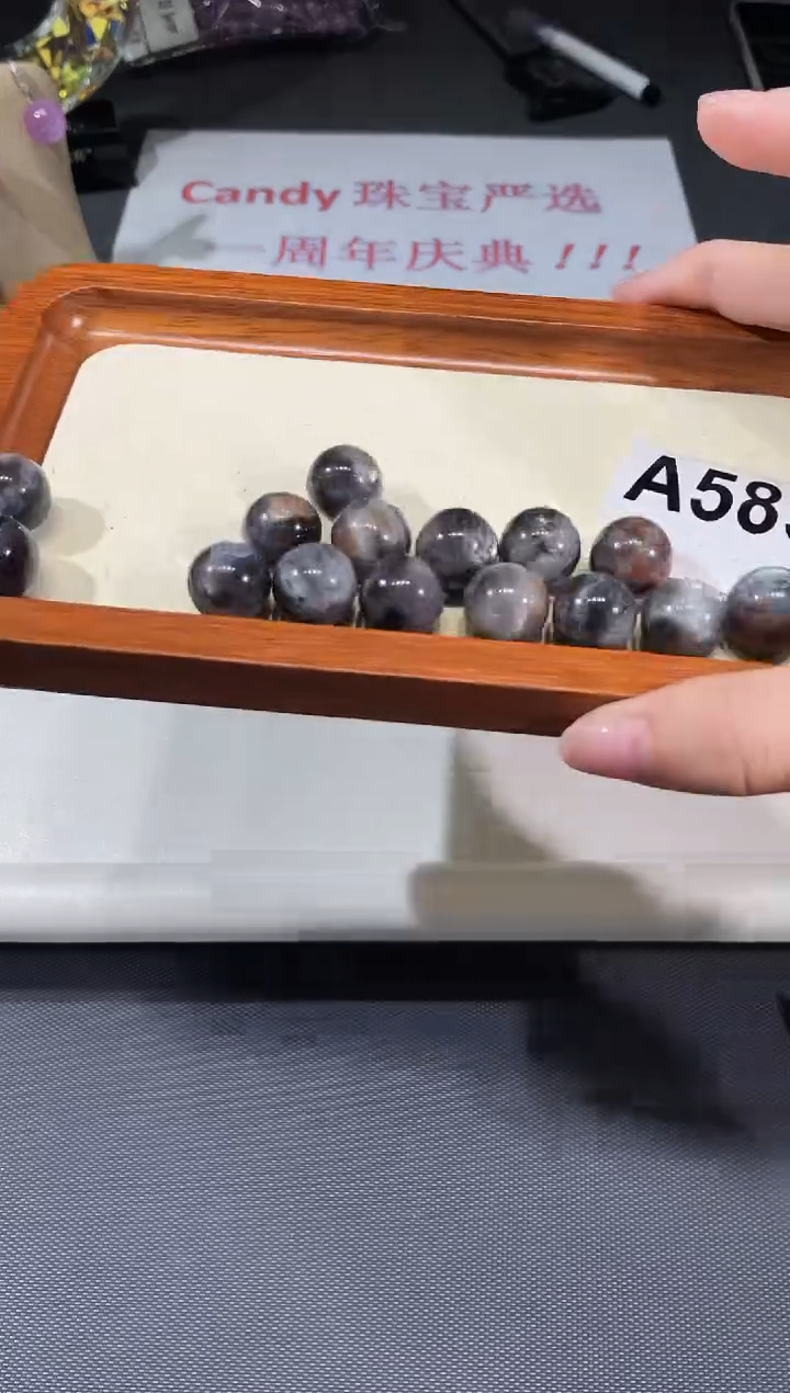 未镶嵌手链长石A583星辉骨干单珠14多样性发一