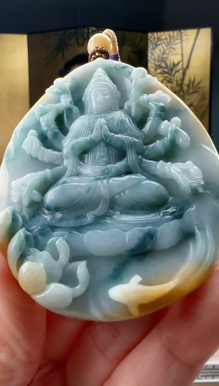 【闪购商品】翡翠颈饰未镶嵌YJ@@960Q3J12758