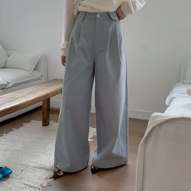 新款春夏款休闲简约阔腿裤T3992