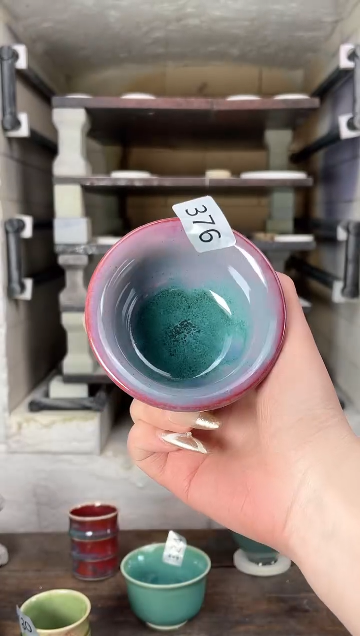 【闪购商品】摆件钧瓷手工茶器窑变