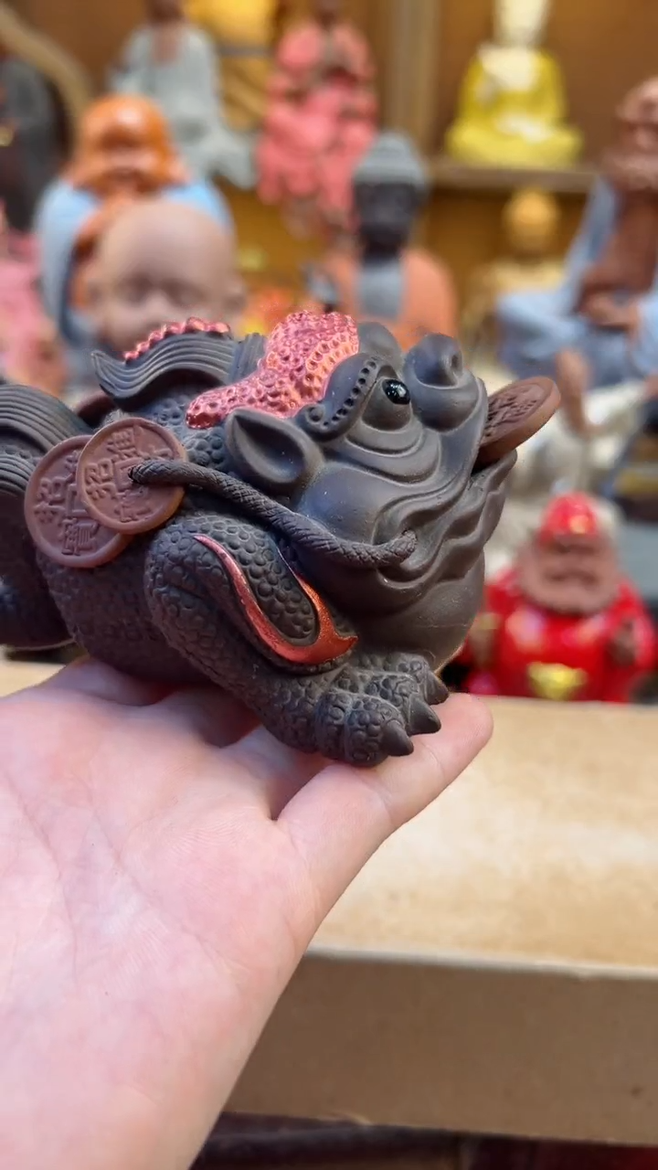紫砂茶宠器闵茶宠摆件