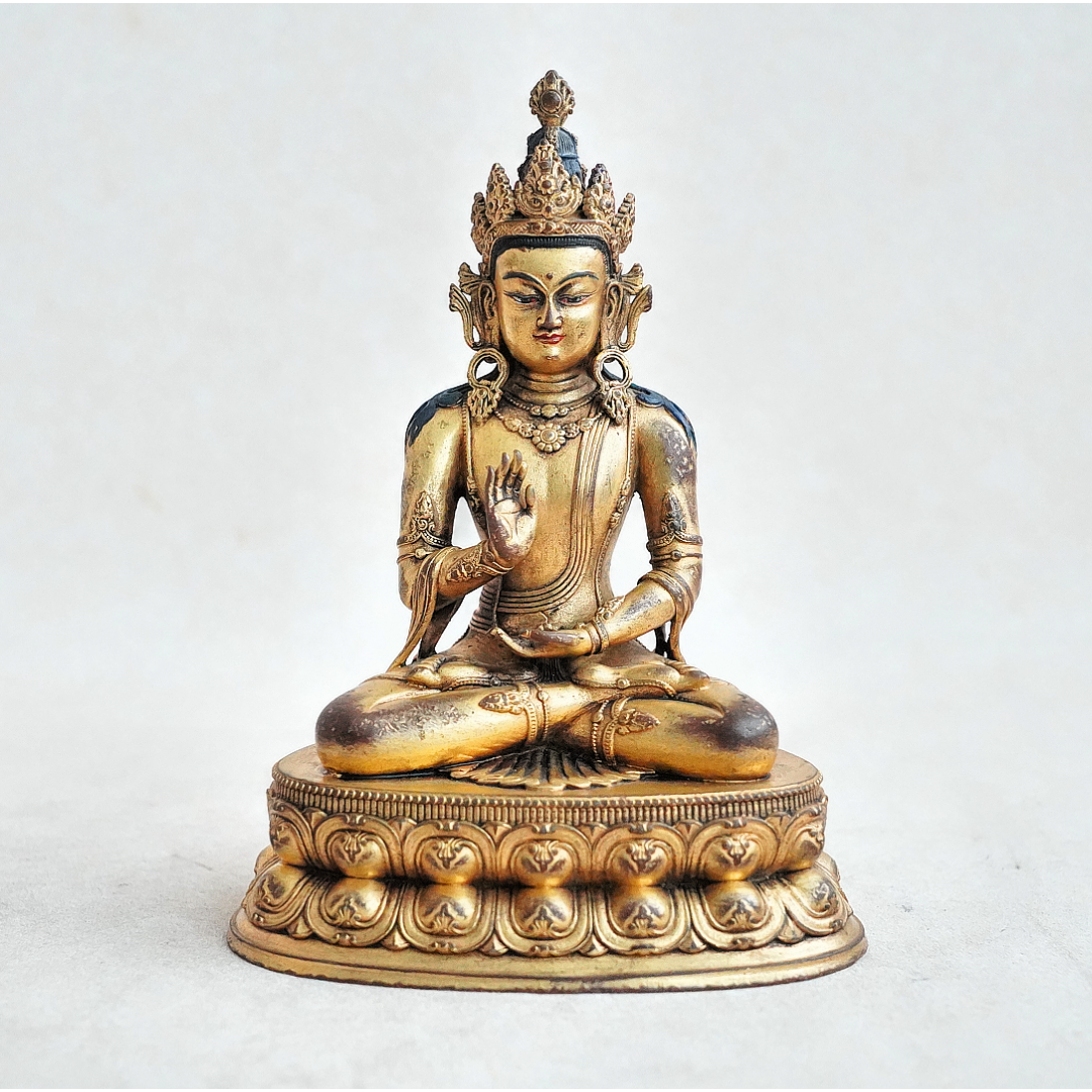 文华开物第197期拍品 15 明代 鎏金观音菩萨像