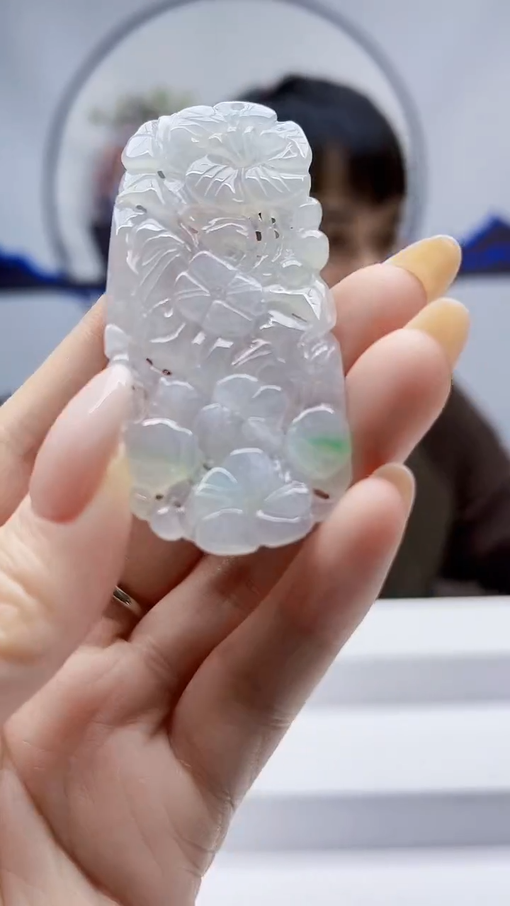 未镶嵌定制翡翠毛货挂件45