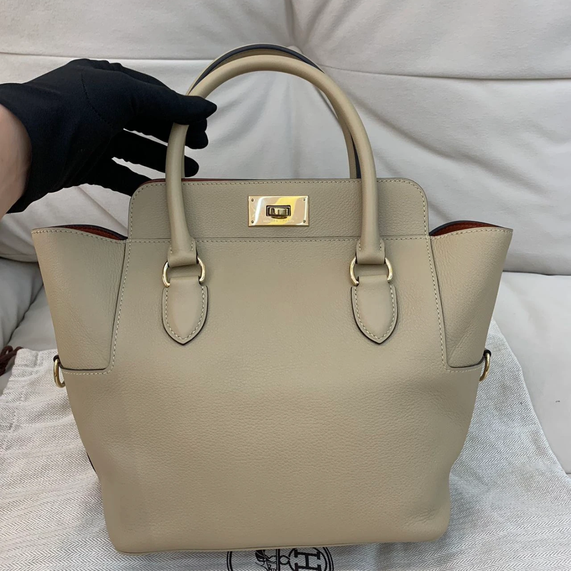 95新 Hermes/爱马仕 牛奶盒子20单肩包/风衣灰X刻/251209WQQYQ14