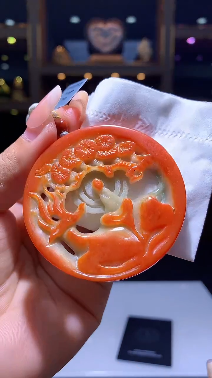 【闪购商品】定制翡翠未镶嵌1018xx-毛货挂件12