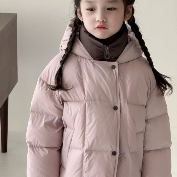 【现货】【极寒系列 双倍充绒】冬季新款加厚女童连帽白鸭绒羽绒服