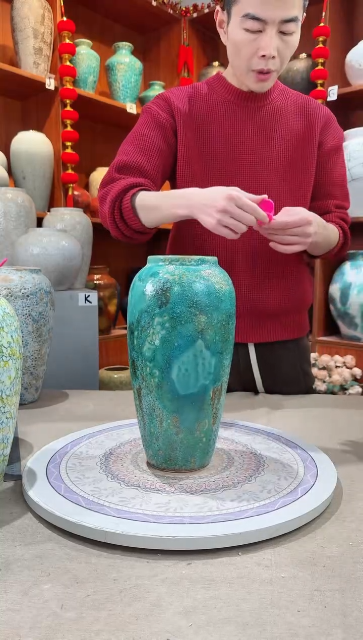 【闪购商品】瓶陶瓷花瓶 无花 微瑕a707 