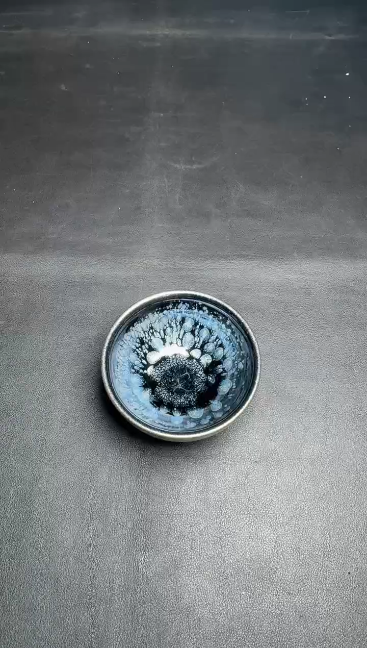 【闪购商品】茶盏肖艳黑牡丹盏93