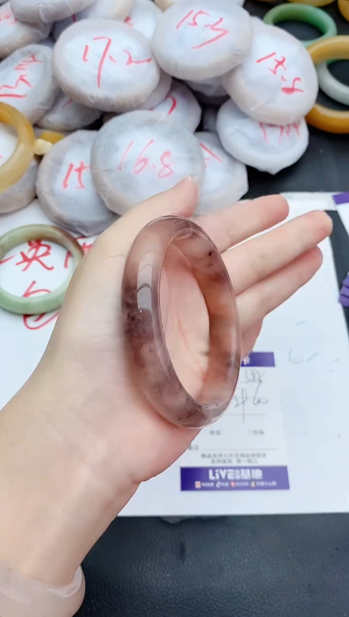 未镶嵌手镯石英质玉382+59/60