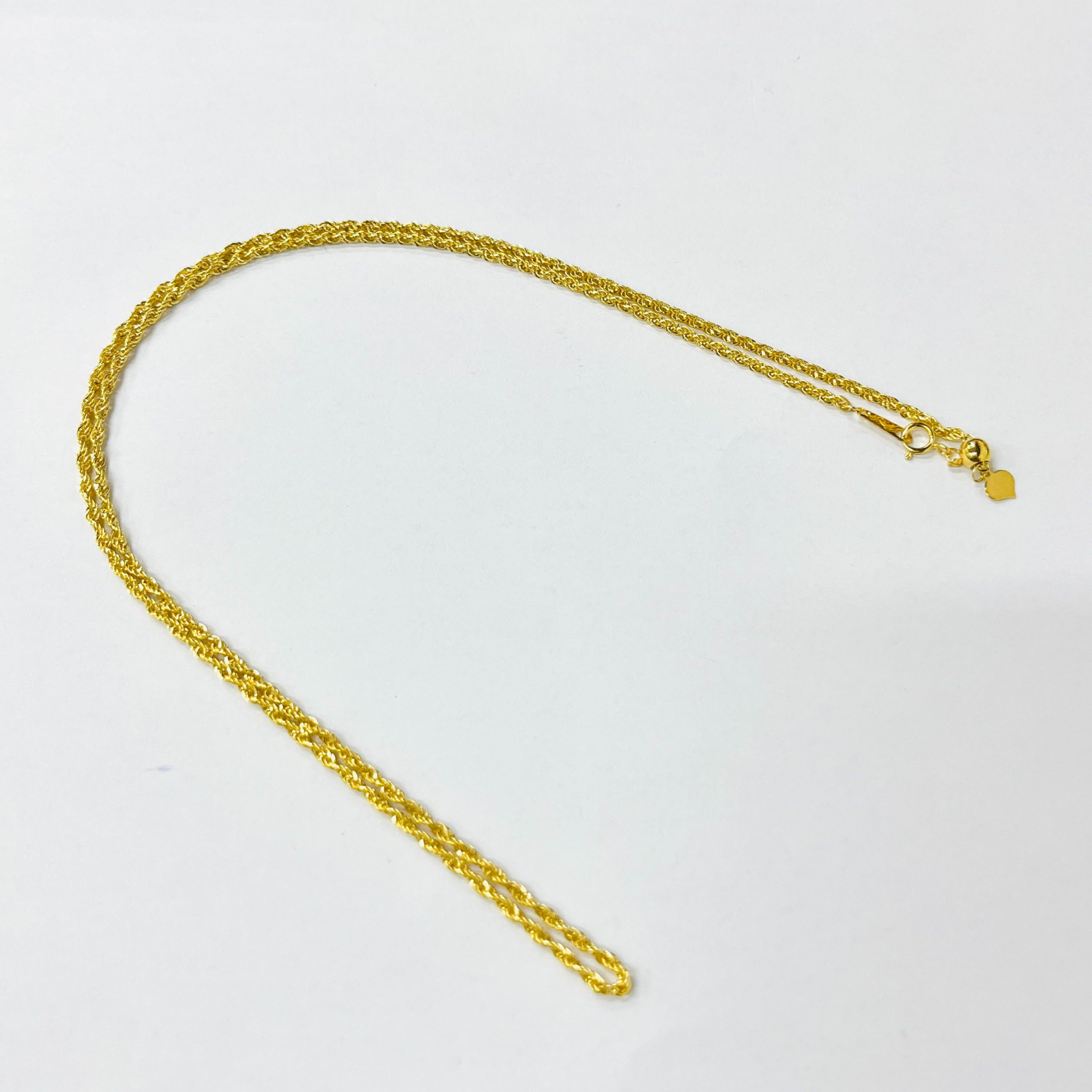 18k金麻绳链【QL06666】