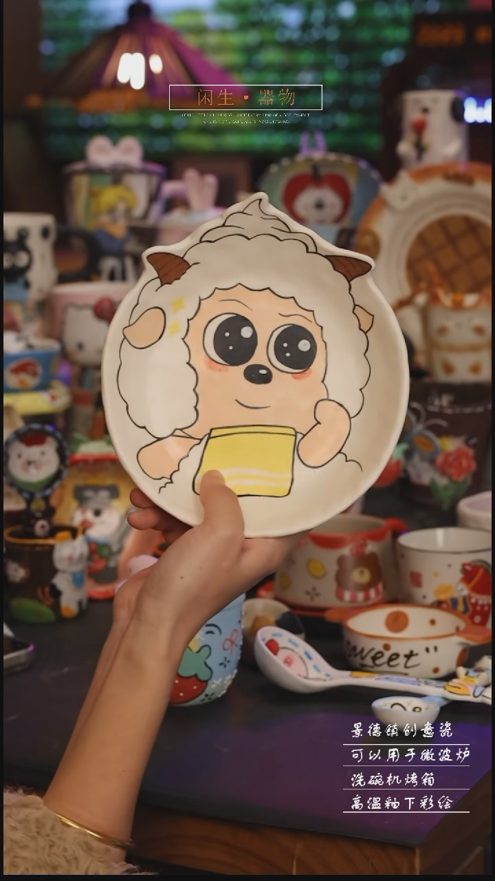 陶瓷景德镇可爱设计师款陶瓷 