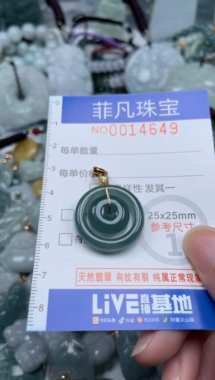 颈饰未镶嵌翡翠14649