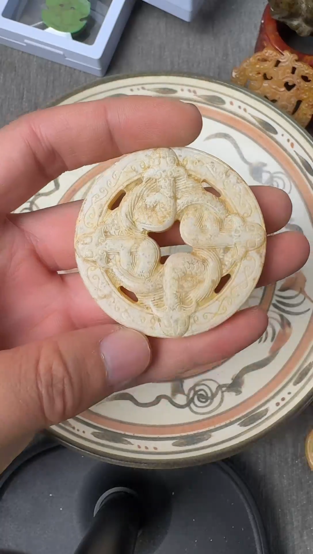 未镶嵌和田玉把件88888