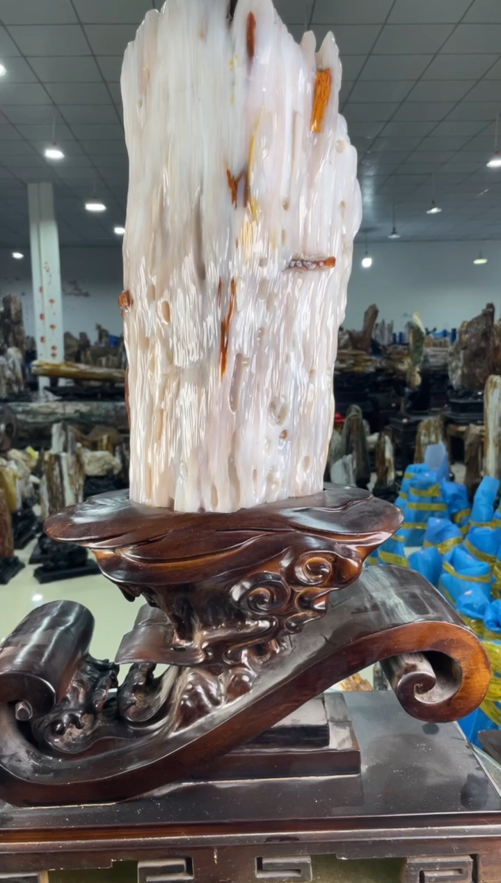 【闪购商品】硅化玉摆件未镶嵌96