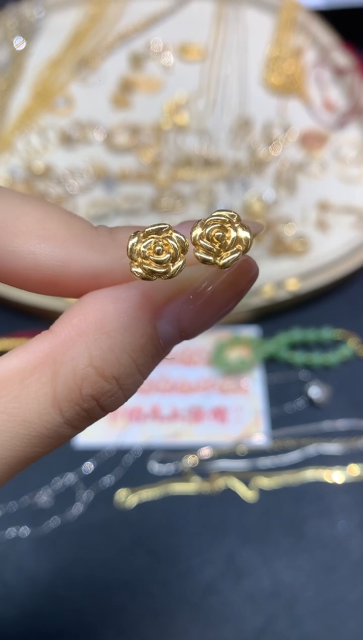 耳饰18K金耳饰A4|498