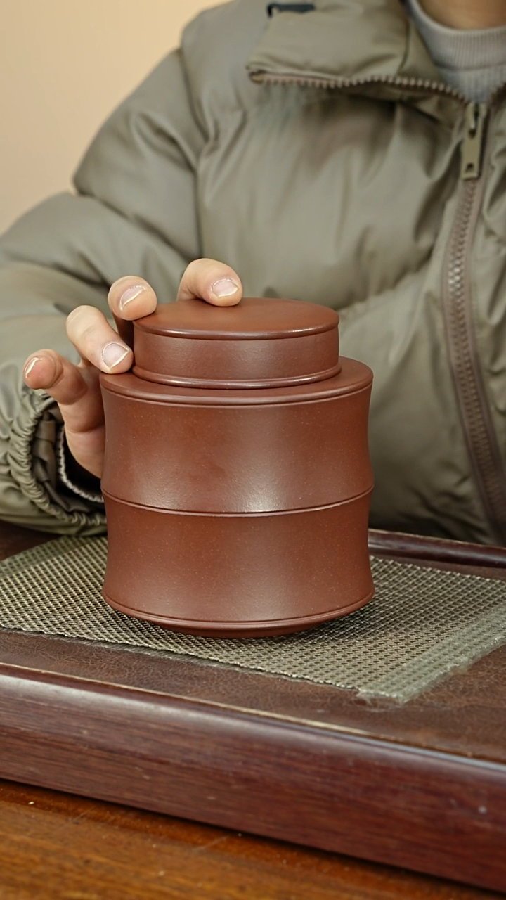 宜兴原矿紫砂茶叶罐