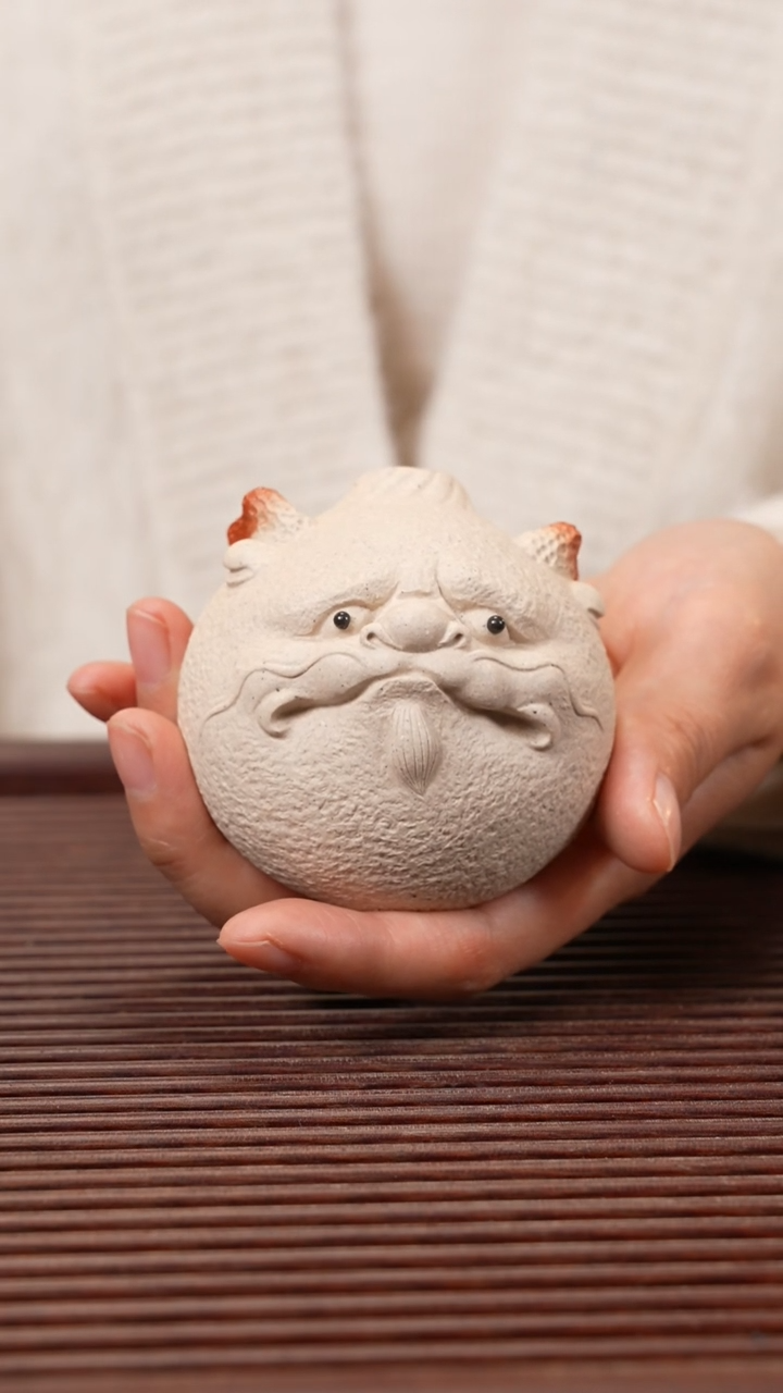 【闪购商品】紫砂茶宠小笼包 盖置