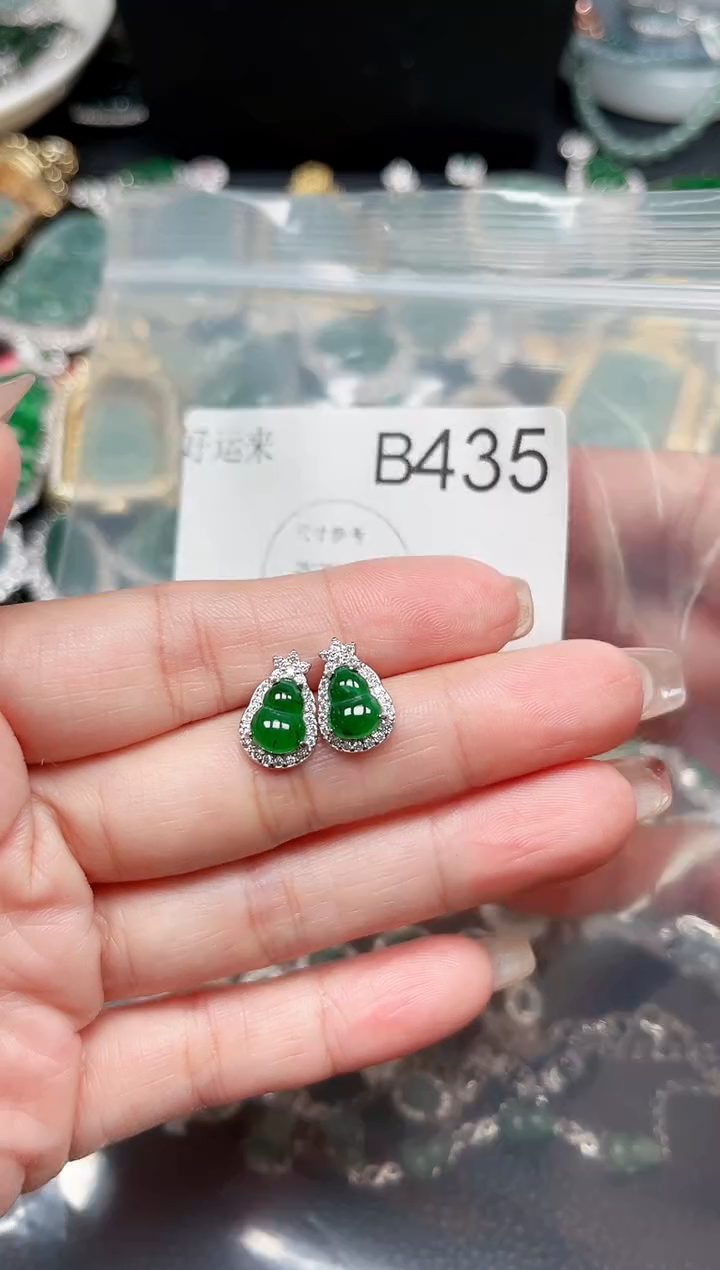 【闪购商品】翡翠颈饰未镶嵌送皮绳435