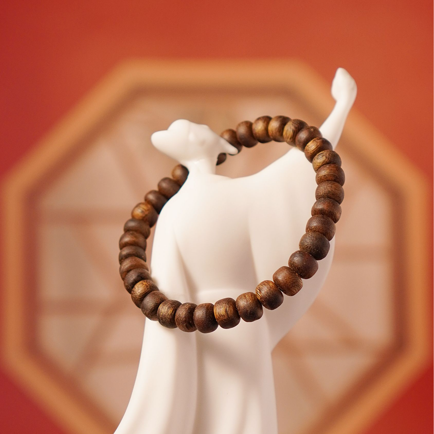 沉香沉香「万两」跨年福利7mm算盘单圈交朋友 海南沉香莺歌绿奇楠