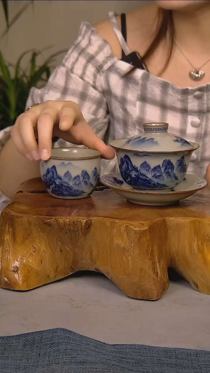 简装家用款2件套 陶瓷家用茶具系列
