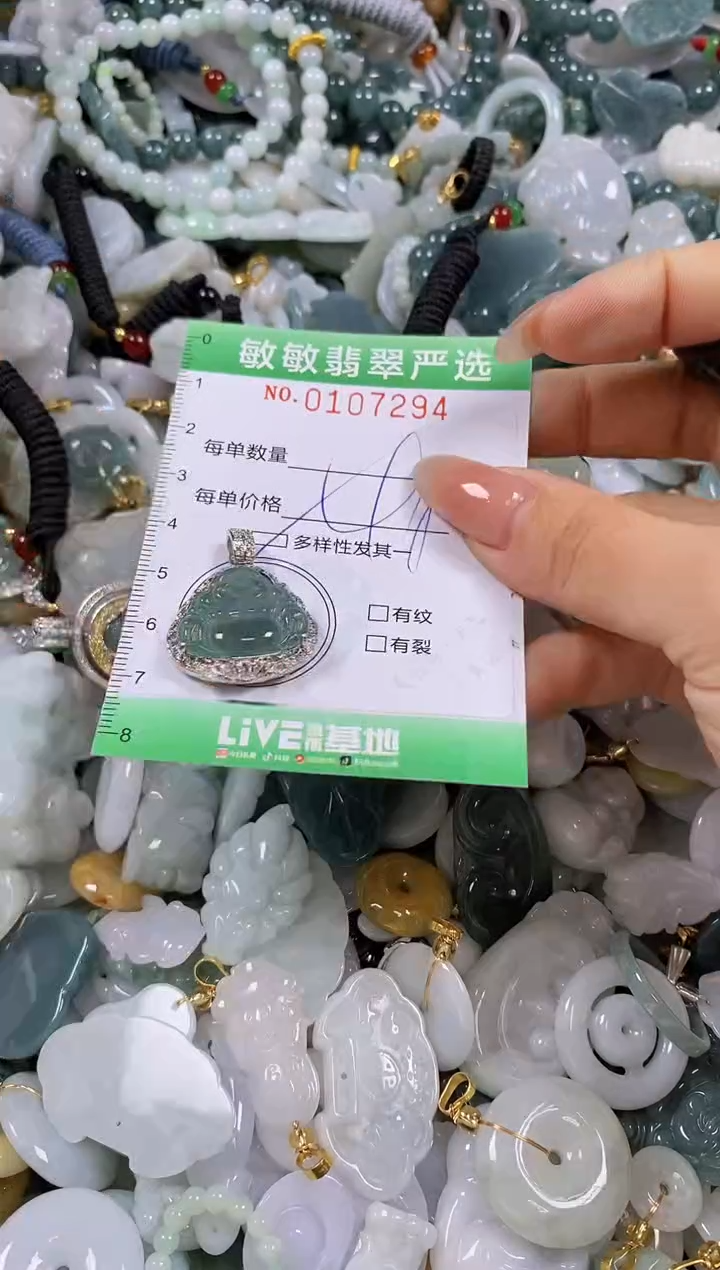 【闪购商品】翡翠颈饰未镶嵌闪购0107294多样性发其一