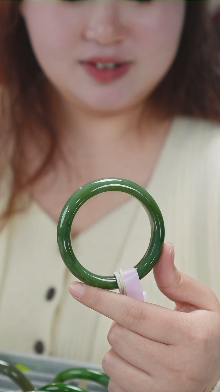 【闪购商品】和田玉手镯未镶嵌天然和田玉手镯拍一发一53