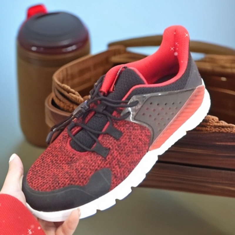 简约透气网眼训练鞋舒适耐磨运动鞋