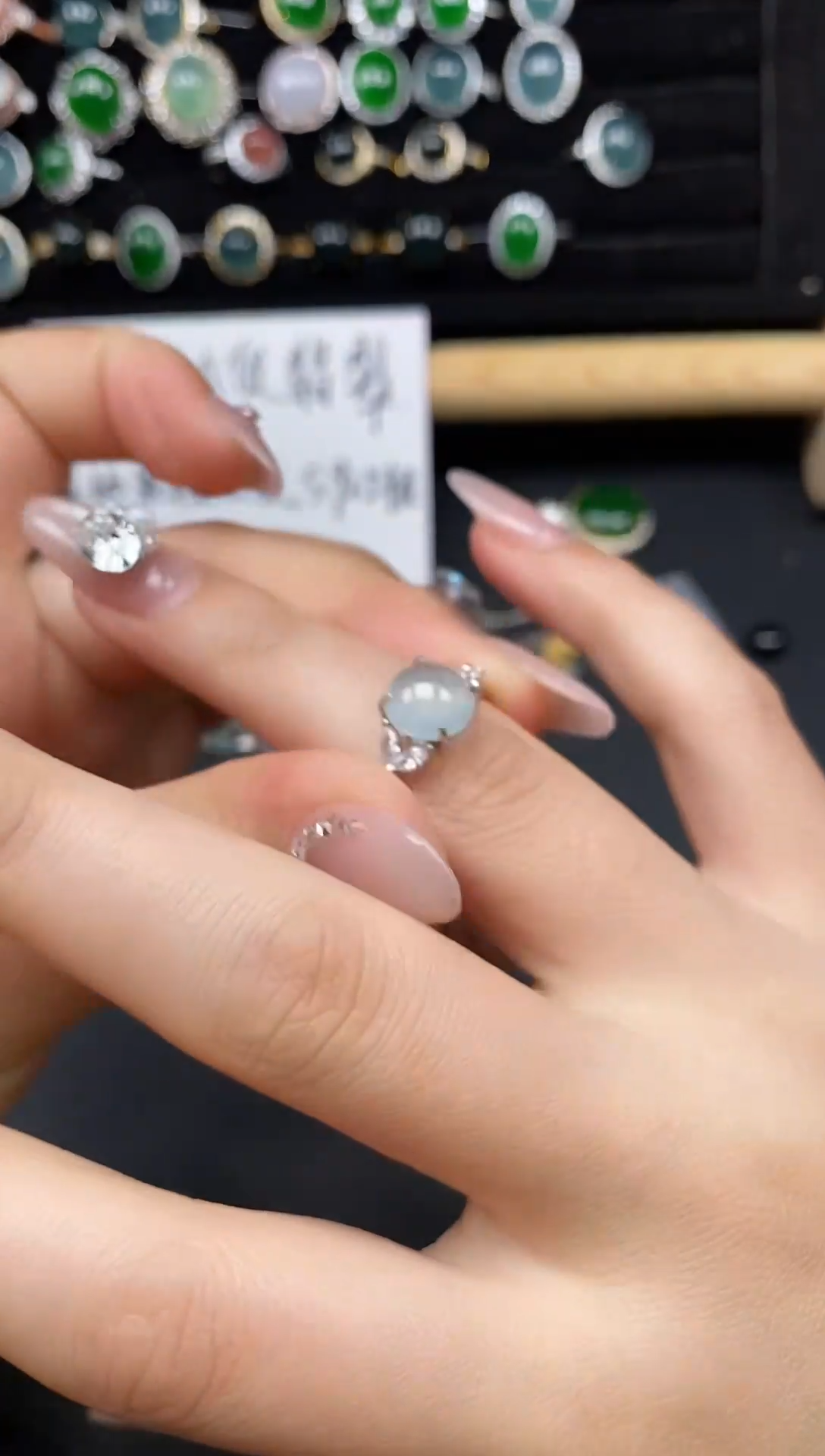 银S925镶嵌戒指翡翠117