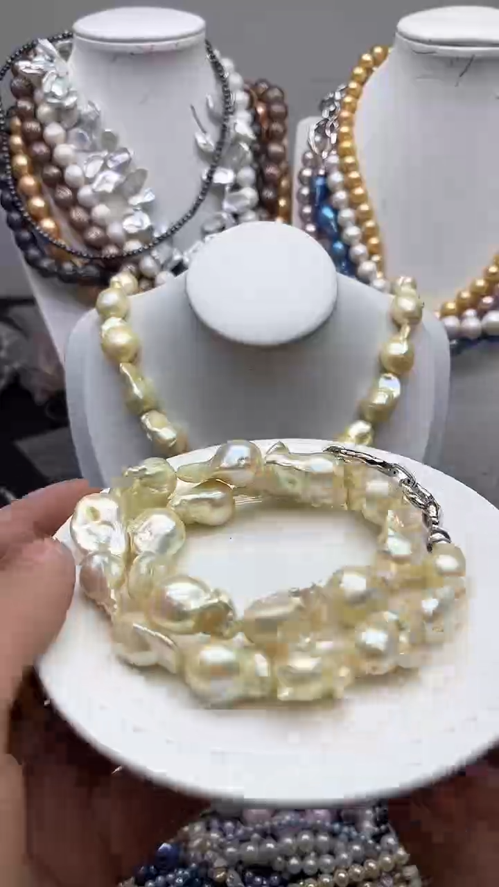 淡水珍珠未镶嵌颈饰1