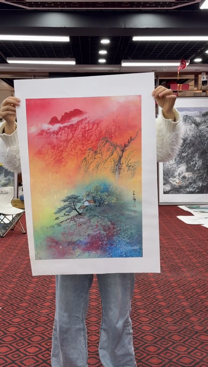 【闪购商品】国画国画绘画山水花鸟