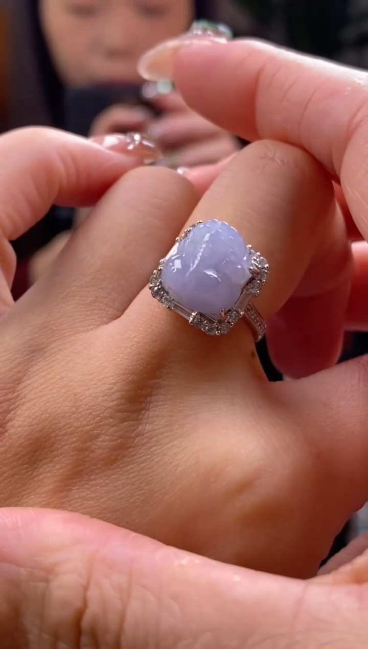 颈饰银S925镶嵌翡翠净货14351