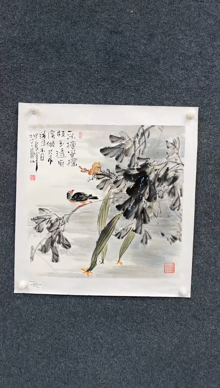 【闪购商品】国画2.5-艺术-郑志宗-卢浮宫原作斗方11
