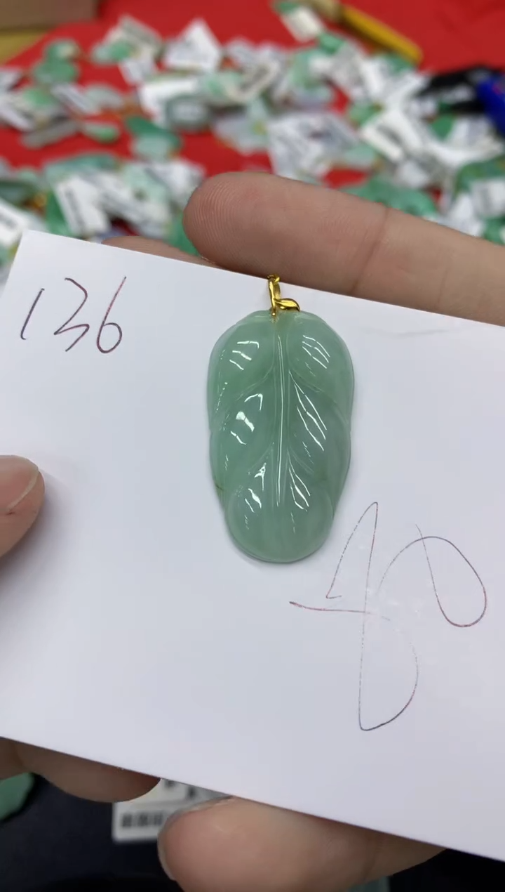 【闪购商品】翡翠颈饰18K金镶嵌1111111111