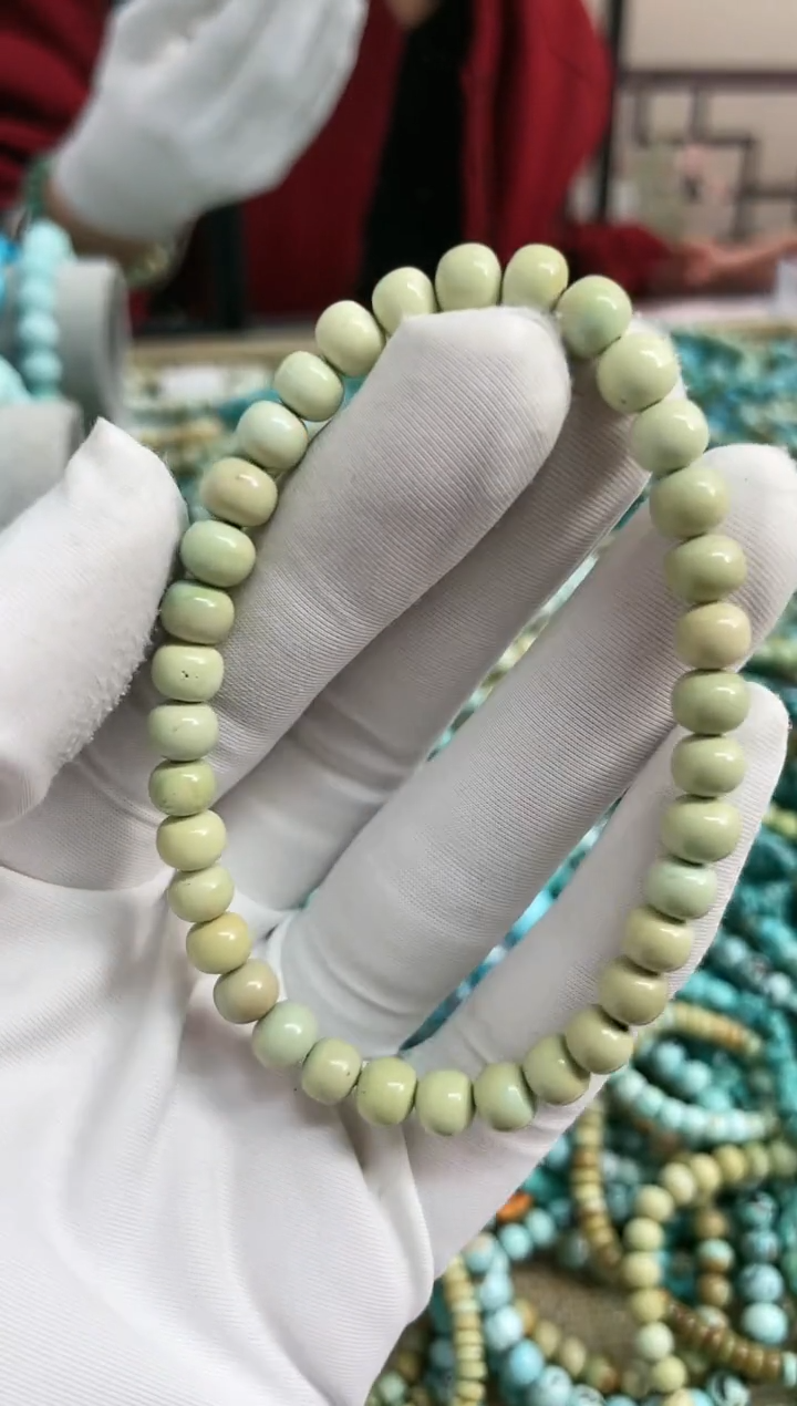 【闪购商品】绿松石珠宝奇石未镶嵌6mm+