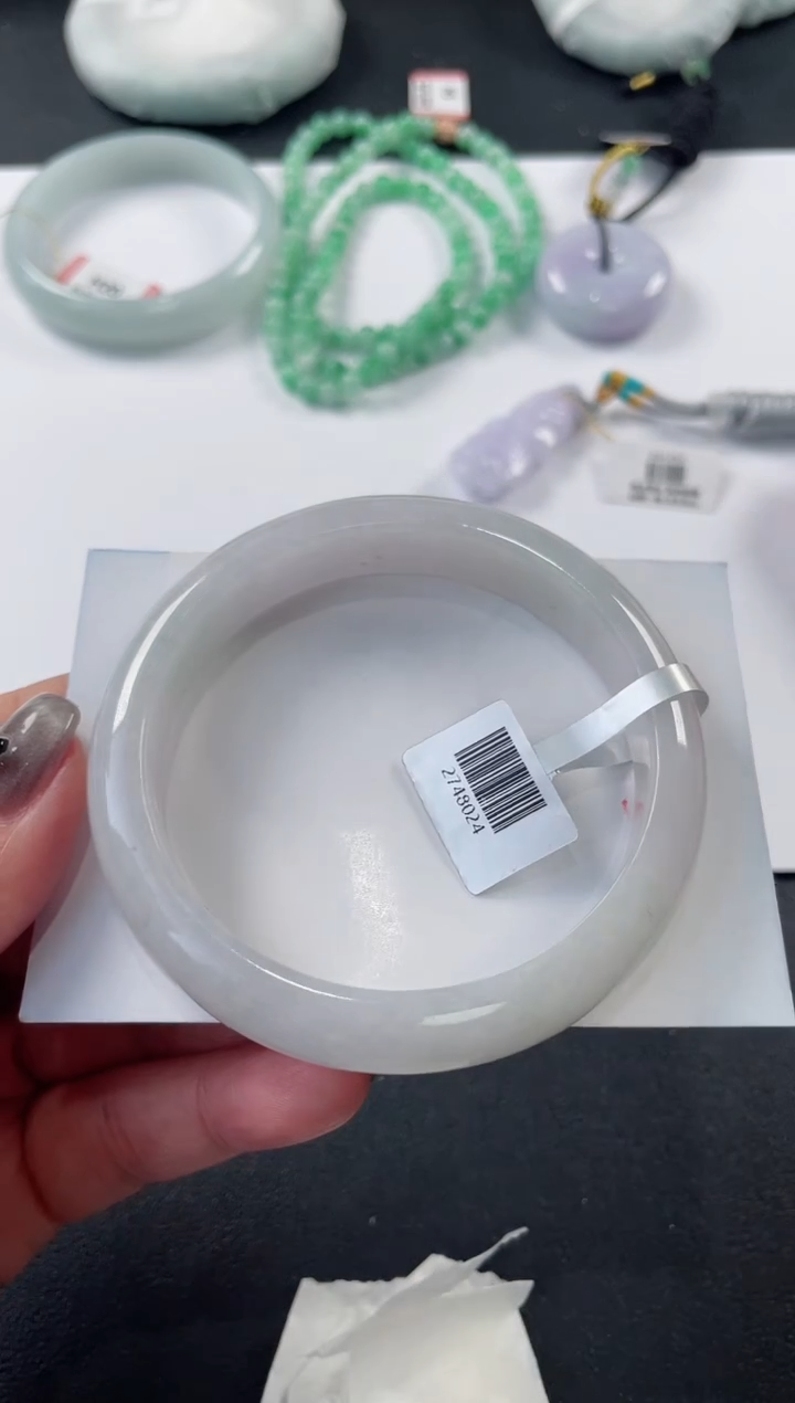 未镶嵌手镯翡翠基地发货H 6129 58+