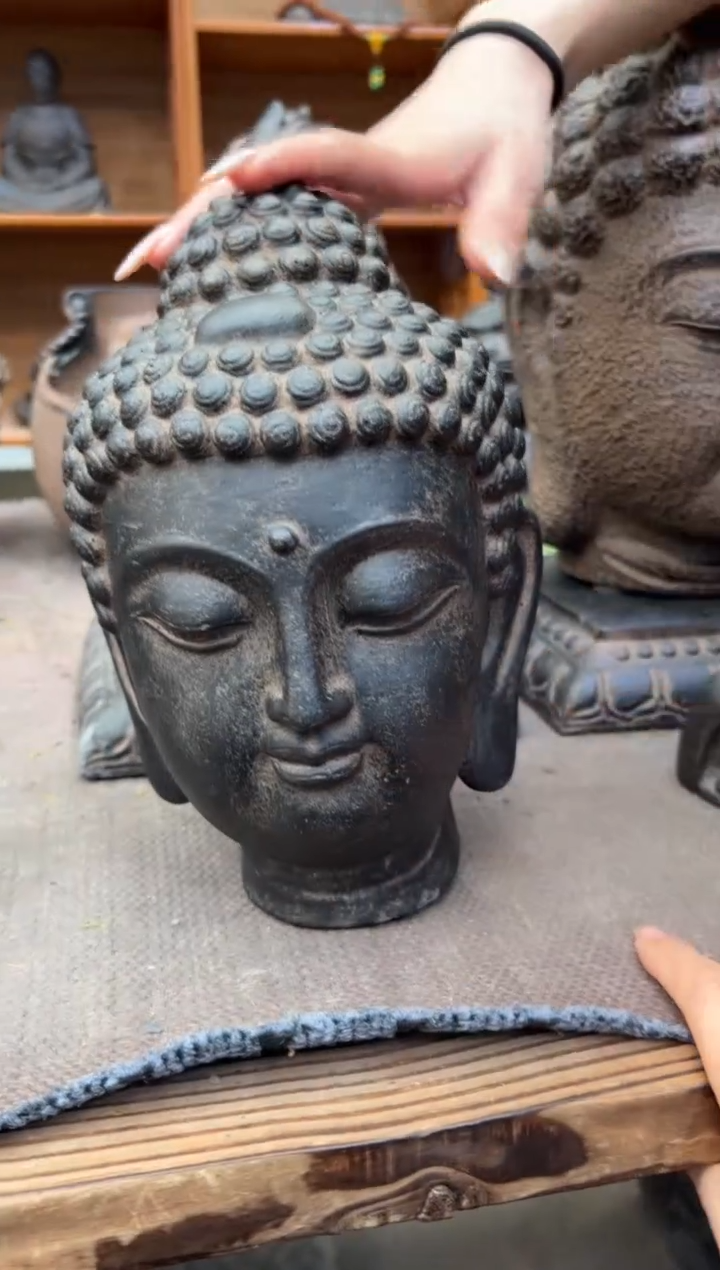 陶土【火山泥】小佛首