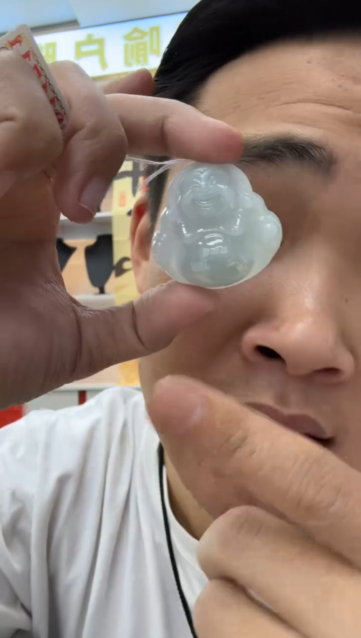 【闪购商品】翡翠颈饰未镶嵌天然翡翠A货孤品一件