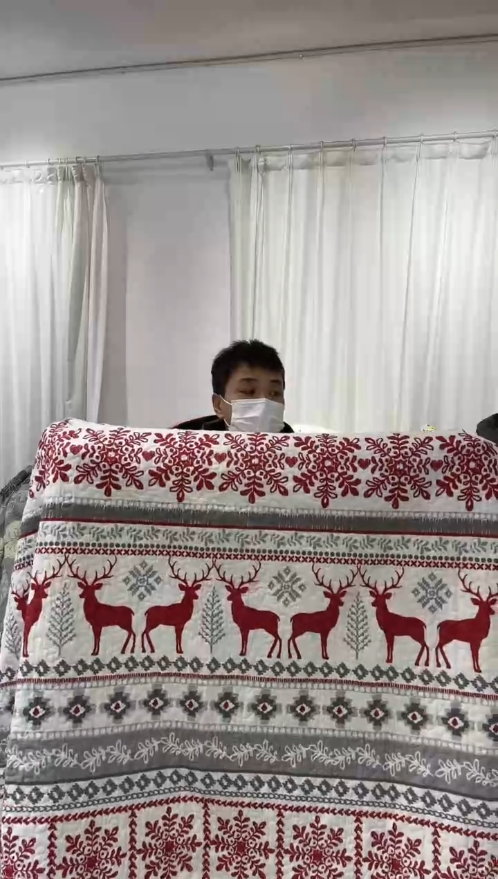 棉200*220纯棉床盖58号微瑕