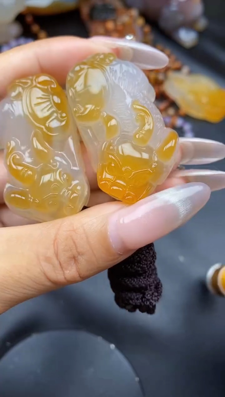 【闪购商品】玛瑙/玉髓颈饰未镶嵌ll