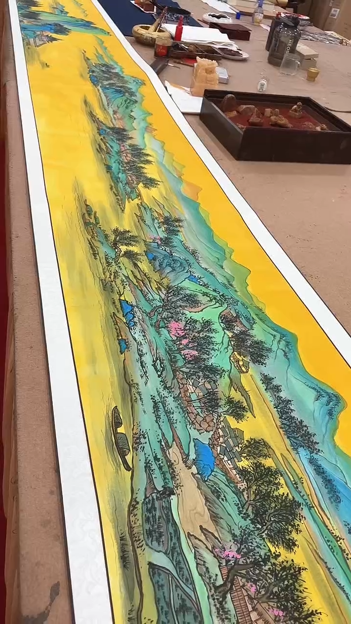 【闪购商品】书法巴金鑫国画金卷