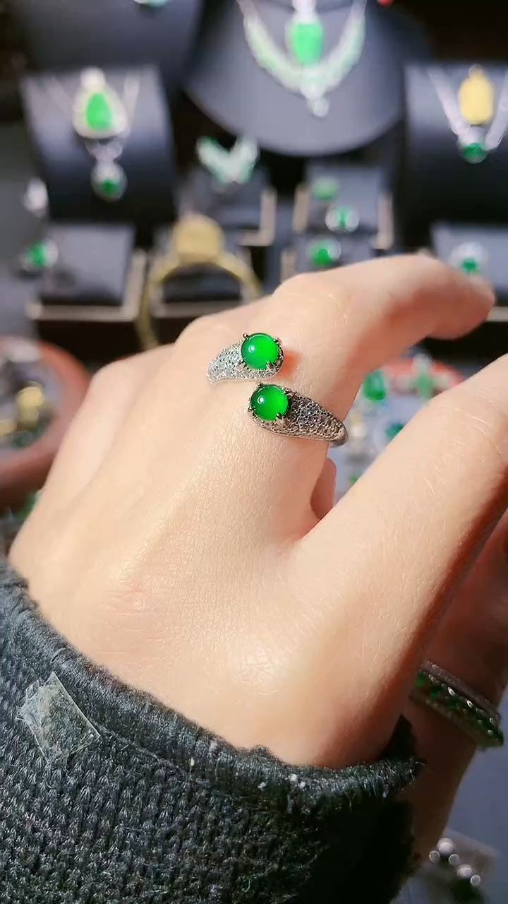 【闪购商品】翡翠戒指未镶嵌戒指