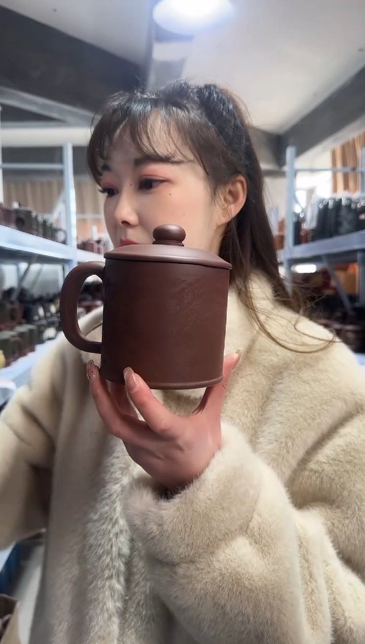 【闪购商品】紫砂盖杯紫砂盖杯山水