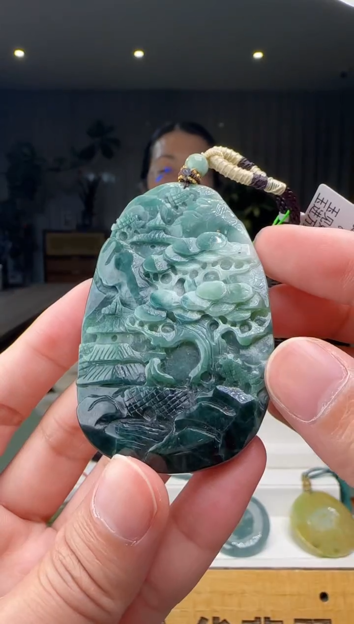 【闪购商品】翡翠吊坠(不含链)未镶嵌XM@@60B7J11749